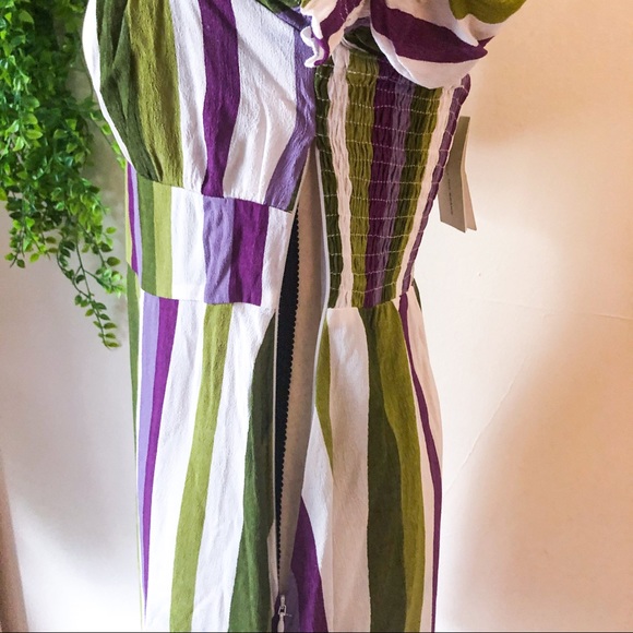 Revolve Faithfull the Brand Iris Mini Dress Delilah Stripe - Picture 9 of 11